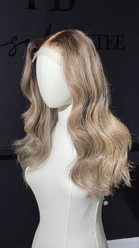 Full Highlight 16" Straight (Med- 5x5 Closure) RTS