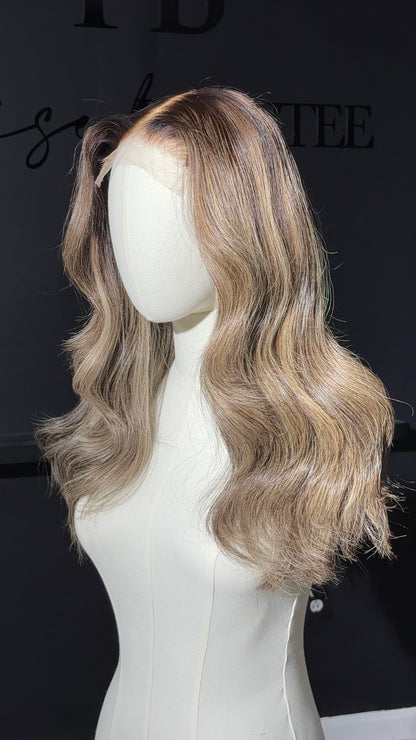 Full Highlight 16" Straight (Med- 5x5 Closure) RTS